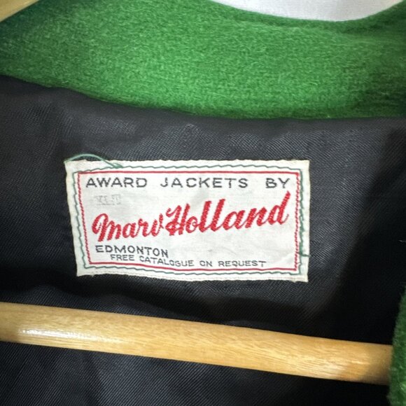 Vintage 1968 NAIT Telecommunications Wool Varsity Jacket Men L 60s College - Picture 7 of 8